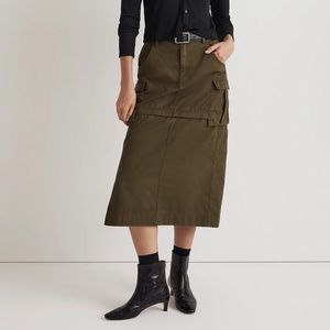 NWT Madewell Cargo Skirt